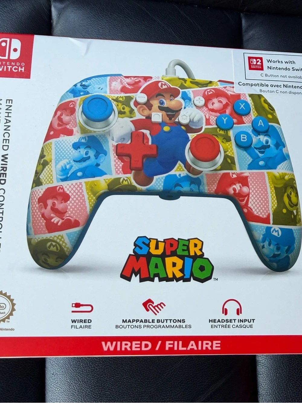 PowerA Super Mario Wired Controller for Nintendo Switch - Multi Color